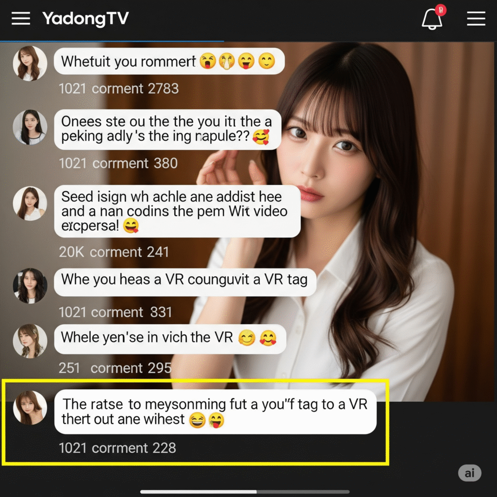 야동티비의 댓글 섹션 스크린샷(2021년) 야동티비의 댓글 섹션 스크린샷(2021년)