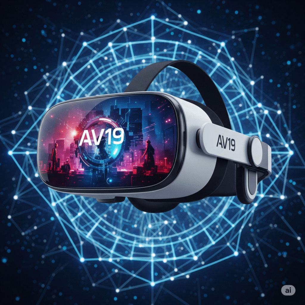 AV19의 몰입형 콘텐츠를 표시하는 최첨단 VR 헤드셋 AV19의 몰입형 콘텐츠를 표시하는 최첨단 VR 헤드셋